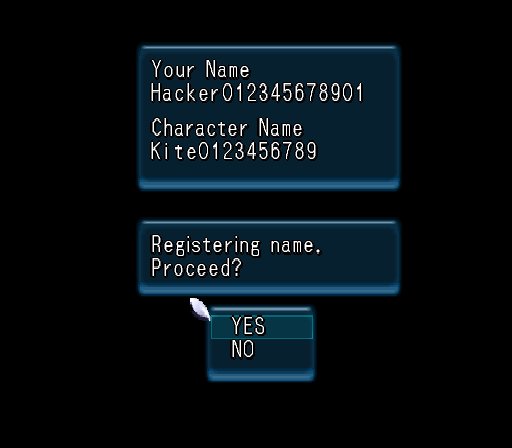 .hack//Infection name entry